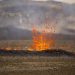 Hikers scramble as new fissure opens up at Icelandic volcano