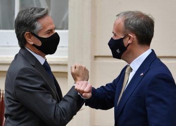 Iran a key topic as US envoy Blinken meets UK counterpart