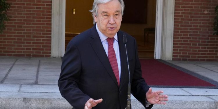 UN chief: World hunger worsened by climate change, conflict