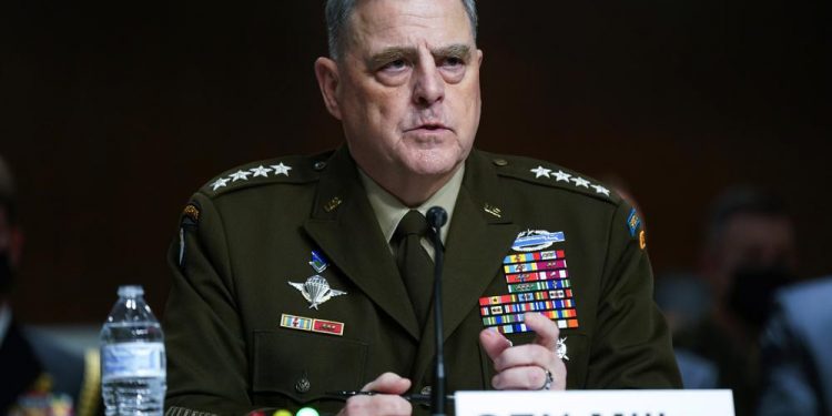 Milley defends calls to Chinese at end of Trump presidency