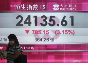 US stocks fall on fears of contagion from China real estate