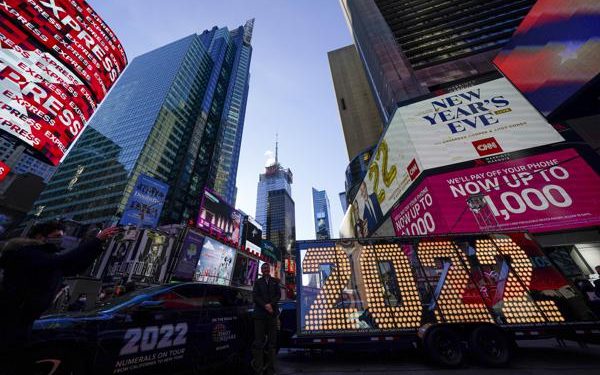 New Year’s Eve in Times Square still on, with smaller crowd