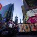 New Year’s Eve in Times Square still on, with smaller crowd