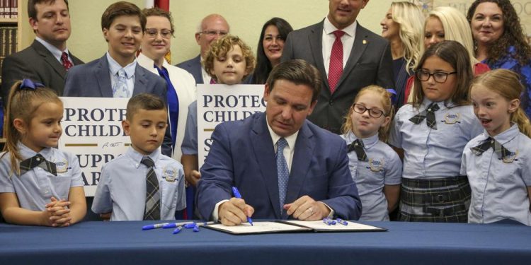 ‘Don’t Say Gay’ bill signed by Florida Gov. Ron DeSantis