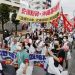 Okinawa marks 50 years of end to US rule amid protests