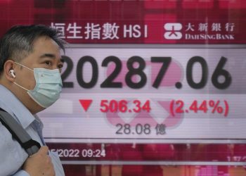 Asian stocks follow Wall St down as rate hike worries grow