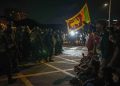 Sri Lankan troops forcefully clear protesters; new PM named