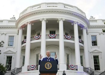 From one July Fourth to the next, a steep slide for Biden