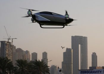 Chinese firm tests electric flying taxi in Dubai