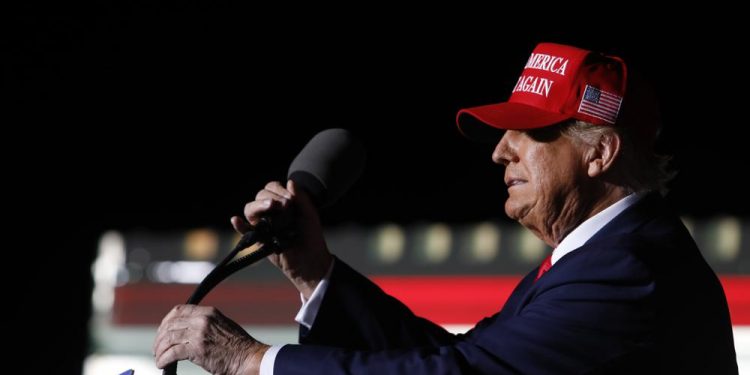 Trump says US ‘in decline’; Biden has his own dire warning