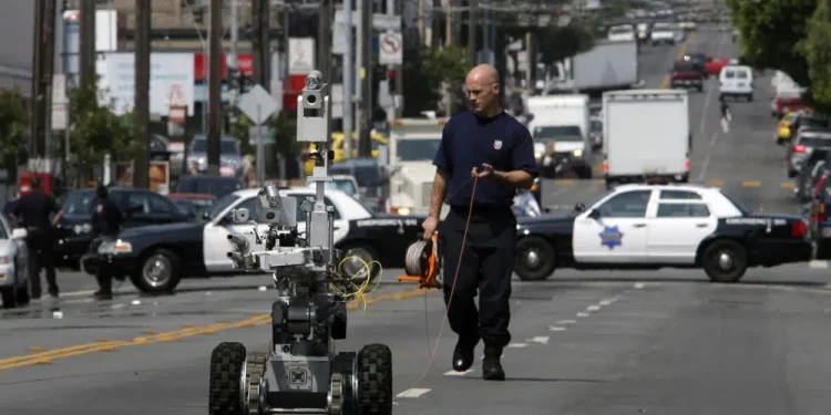 US police rarely deploy deadly robots to confront suspects