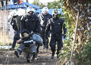 Clearance of German hamlet for mine said to be near-complete