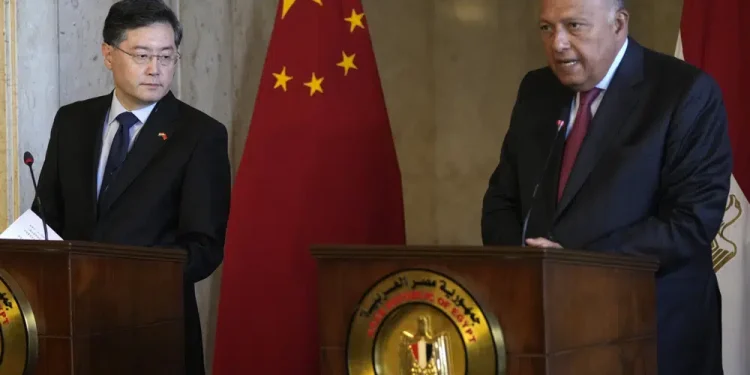 Rounding off Africa tour, China’s top diplomat visits Egypt