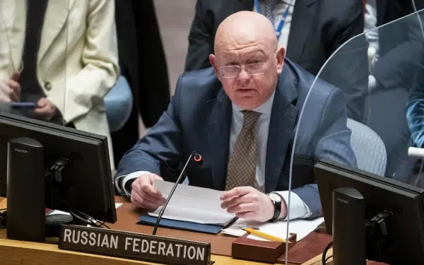Russian envoy claims West is determined to destroy Russia