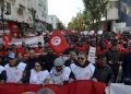 Tunisians protest inflation, president’s squeeze on dissent