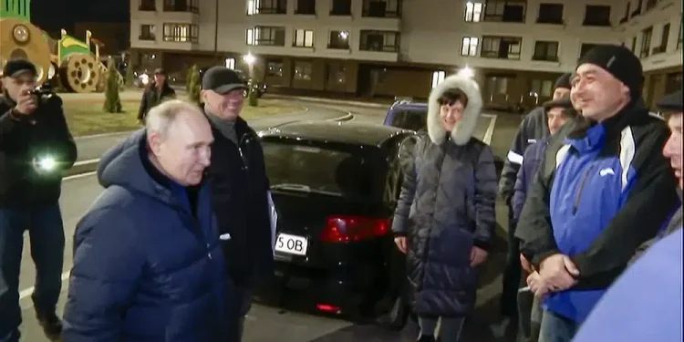 Russia’s Putin makes surprise trip to occupied Mariupol
