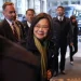 Taiwan’s leader, in US, stresses security for her island