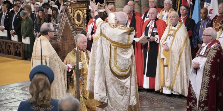Charles III crowned in ancient rite at Westminster Abbey