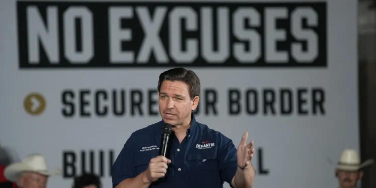 DeSantis unveils an aggressive immigration and border security policy that largely mirrors Trump’s