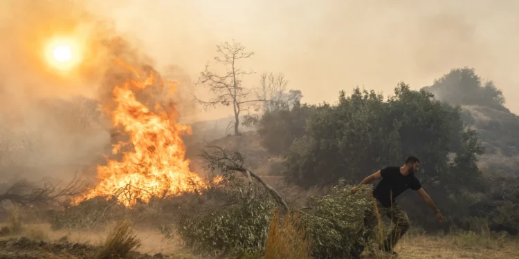 Greece’s government is planning tougher penalties for arson following a spate of wildfires