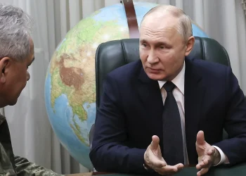Putin and top military leaders visit southern military headquarters to assess his war in Ukraine