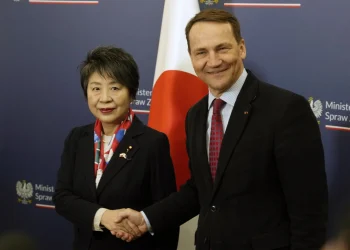 Japan’s foreign minister visits Poland to strengthen ties with the NATO nation