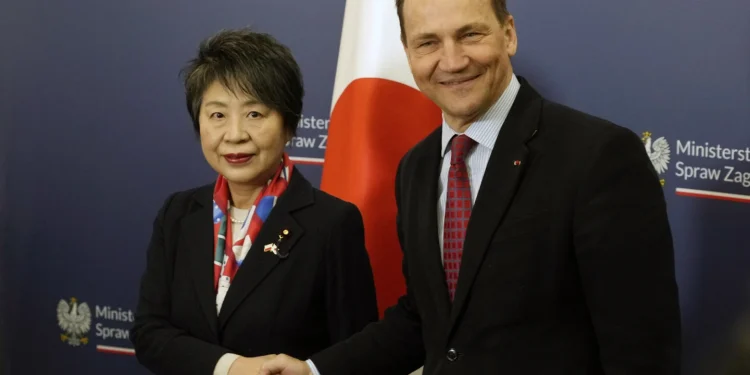 Japan’s foreign minister visits Poland to strengthen ties with the NATO nation