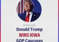 Trump wins Iowa’s first-in-the-nation GOP caucuses