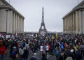 French protesters ask Macron not to sign off on an immigration law with a far-right footprint