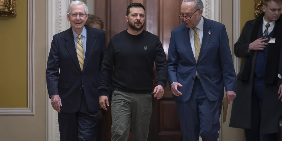 package for Ukraine and Israel, but fate in the House is uncertain