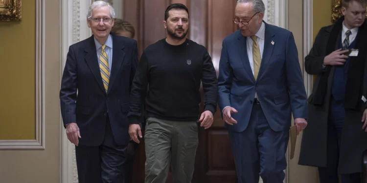 package for Ukraine and Israel, but fate in the House is uncertain