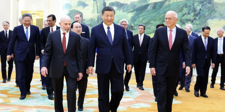 China’s Xi issues a positive message in meeting with U.S. business leaders as relations improve