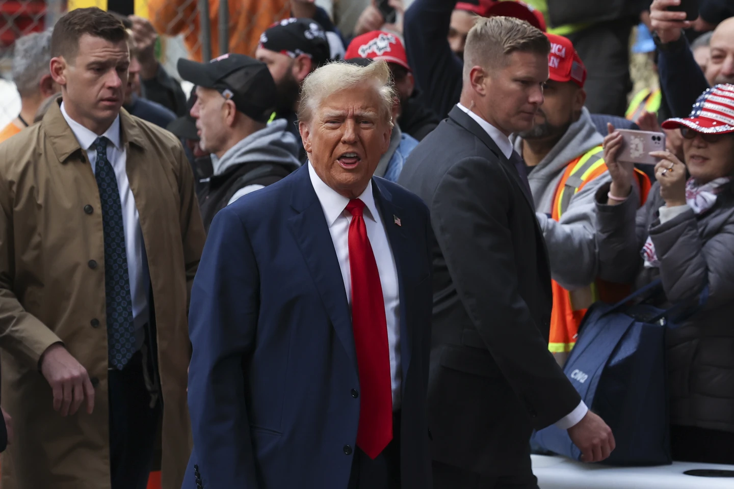 Trump is in New York for the hush money trial while the Supreme Court hears his immunity case in DC