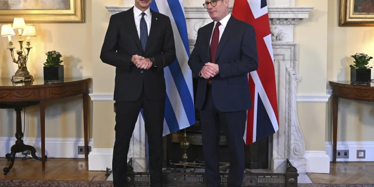 UK’s Starmer hosts Greek leader but says Parthenon Marbles are not on the agenda
