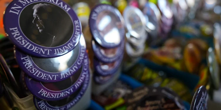 Jimmy Carter is being mourned in his tiny hometown and around the world