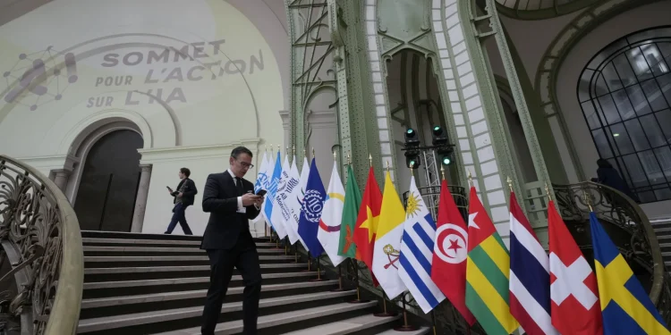 Vance makes his debut as VP on the international stage at a high-stakes AI summit in Paris