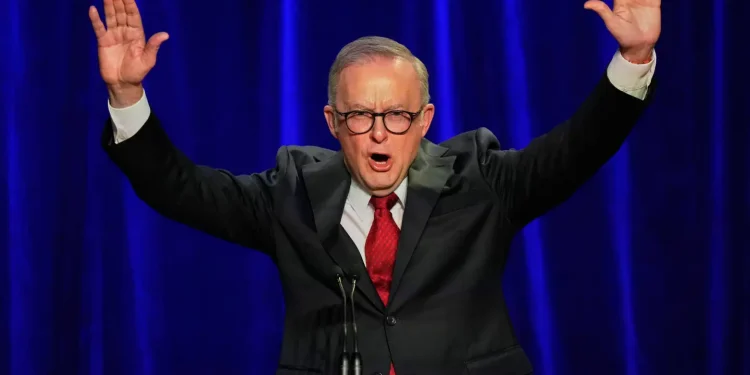 Australia’s re-elected prime minister says voters chose unity over division