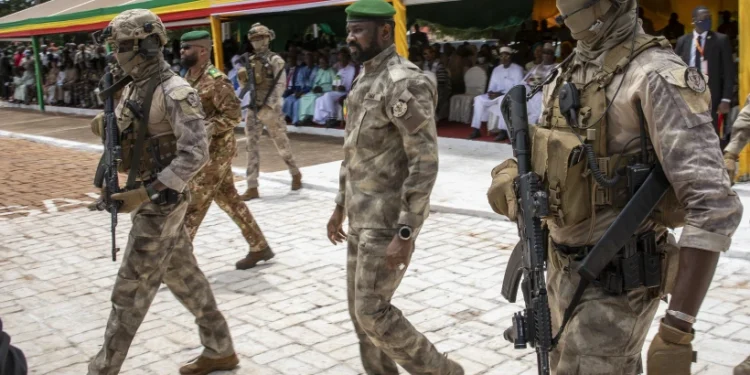 Hundreds of activists stage Mali’s first pro-democracy rally in years since coups