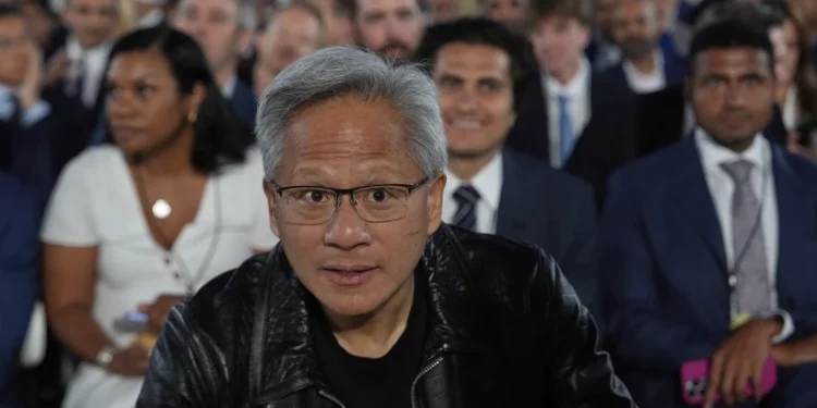 Nvidia’s CEO says it’s in talks with Trump administration on a new chip for China